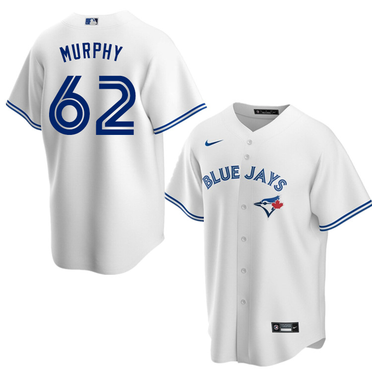 Nike Men #62 Patrick Murphy Toronto Blue Jays Baseball Jerseys Sale-White